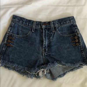High waisted shorts